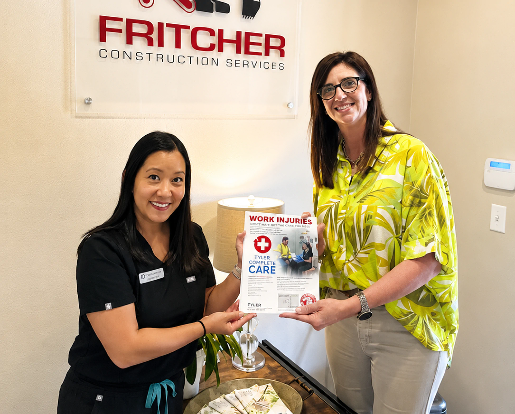 Tyler Complete Care Named Preferred Workers’ Compensation Vendor for Fritcher Construction Services