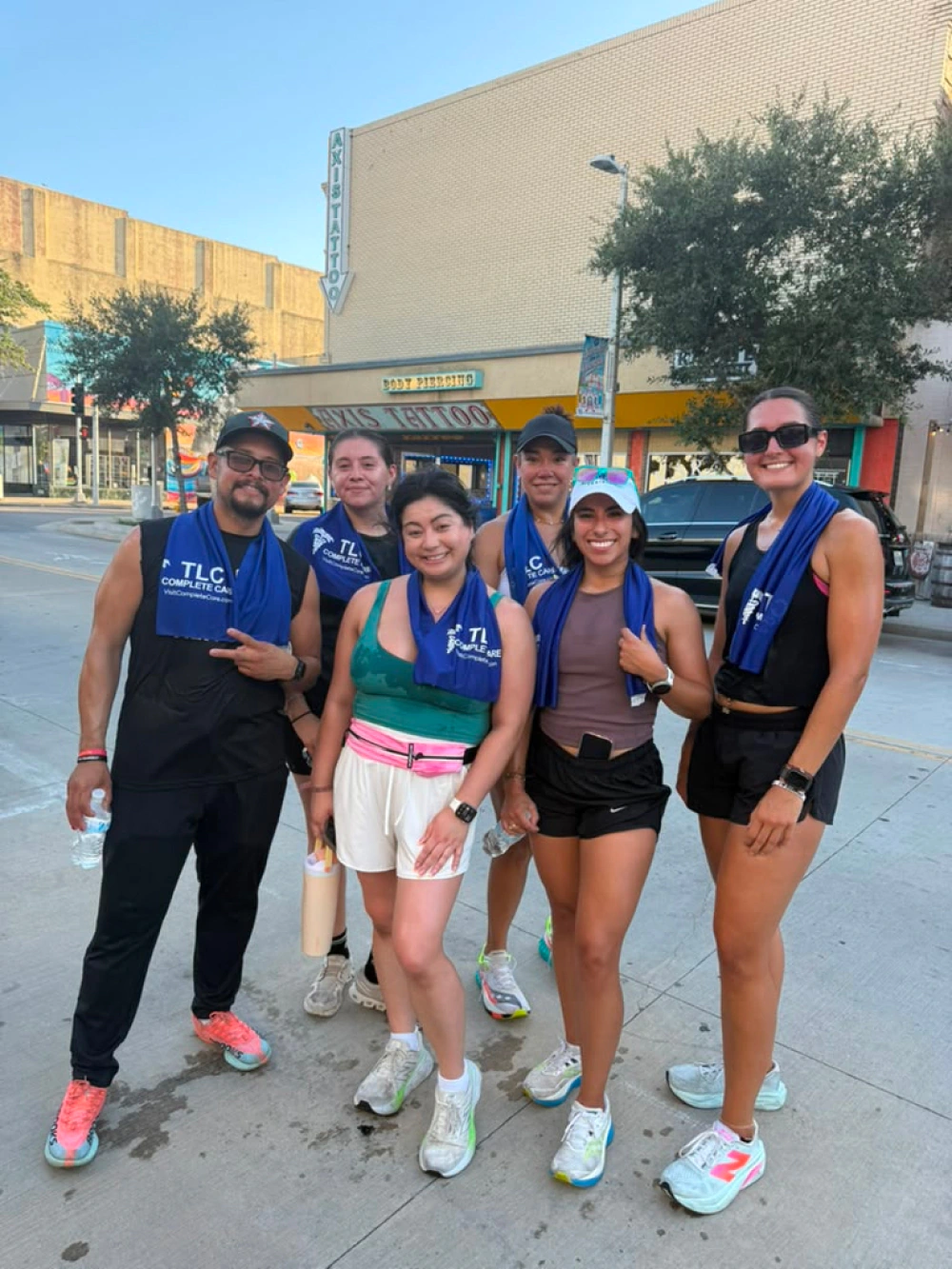 Complete Care Supports Corpus Christi Run Club After Dark with Cooling Towels for 5K Runners